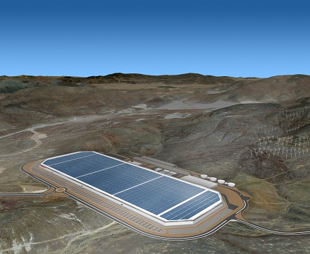 integrated technology for electrical car gigafactory (Nevada)
